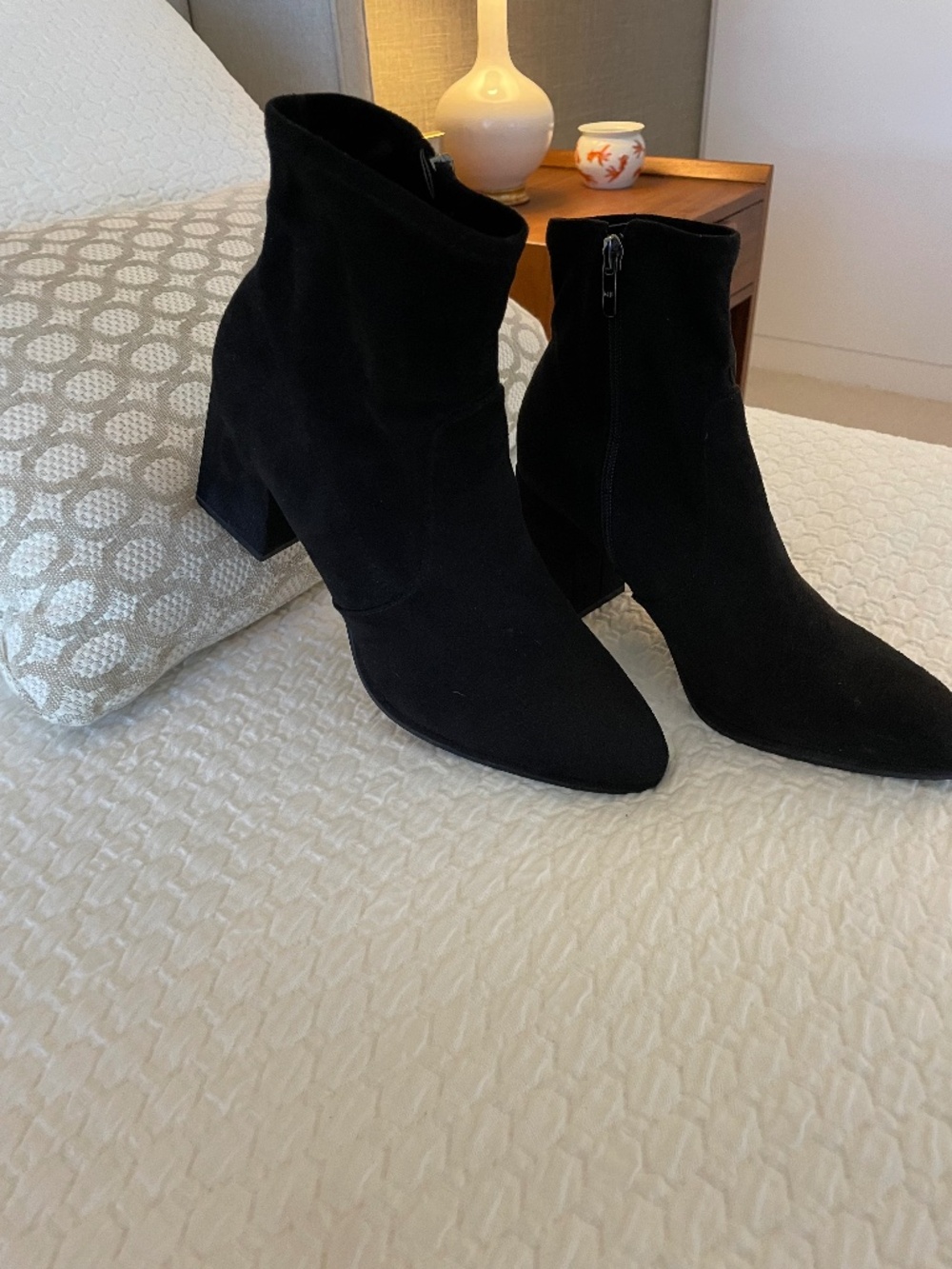 Marc Fisher Block Heel Boots 8.5
